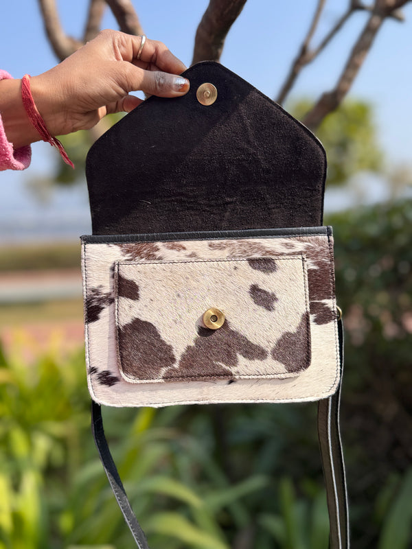 Real Leather Handbag Cowhide Stylish Handbag Hot Stylish Sling Bags
