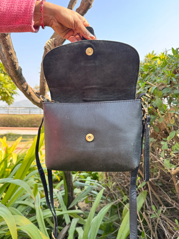 High Quality Hair on Hide Fur Leather Handbag Cross body Sling Bag Stylish Shoulder Sling Bag for Women