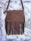 Women's Handbag Suede Leather Fringe Hair on Hide Cross Body Bag (Copy)