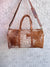 Unique Designer Hair On Hide Leather Luggage Travel Bag Handmade Cowhide Leather Unisex Bag