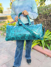 Crunch Leather Luggage Bags Unique Handmade Bag Unisex Travel Bag Big SizeFashionable Duffel Bag