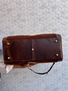 New Arrival Vintage Style Aztec Tooled Leather Duffel Bags Genuine Leather Large Travel Bags (Copy)