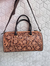 Hand Tooled Leather Luggage Bags Handmade Bag Unisex Travel Bag Big Size Handbag