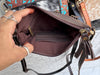 Cowhide Leather Handbag Carving Hand Tooled Leather Tassel Boho Unique Design Sling Bag for Women