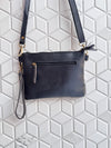 Cowhide Leather Handbag Carving Hand Tooled Leather Tassel Boho Unique Design Sling Bag for Women