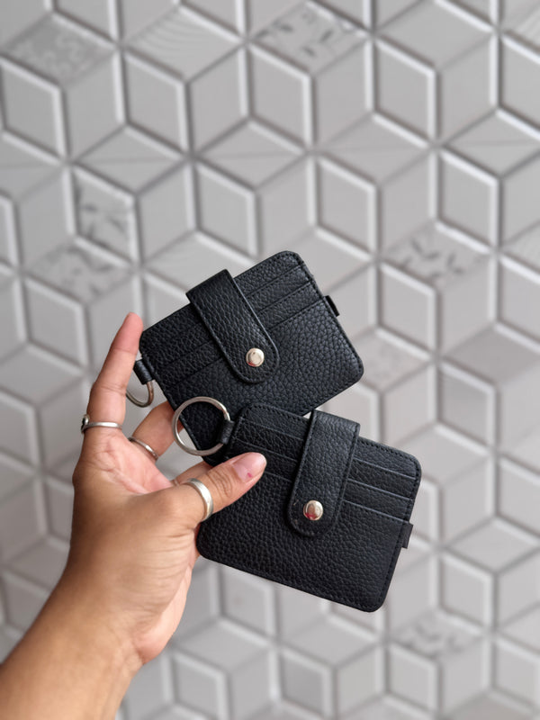 Women's Real Leather Card Holder Small Genuine Leather Fashionable Unisex Wallet Card Holder