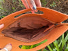 Cowhide Fur Hand Tooled Leather Handbag Sling Bag Carving Bohemian Bags