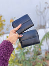 Genuine Leather Premium RFID Blocking Large Capacity Full Grain Slim Purse Card Wallet Short Wallet Cash Holder ID Cards