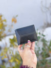 Genuine Leather Credit Card ID Card Holder Bi fold Wallet Business Card Purse Slim Wallet for Men's