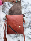 Cowhide Fur Leather Sling Bag Genuine Leather Luxury Bag for Women's Uses