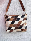 Cowhide Fur Leather Tote Bag Stylish Purse Hair on Hide Fur Beautiful Designer Bags for Women's