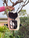 Real Cowhide Fur Backpack Western Style Bags Travel Bags Unisex Bag Wholesale Bulk Product