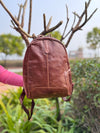 Genuine Leather Handmade Backpack Rucksack UnisexBackpack School Bags Vintage Travel Backpack