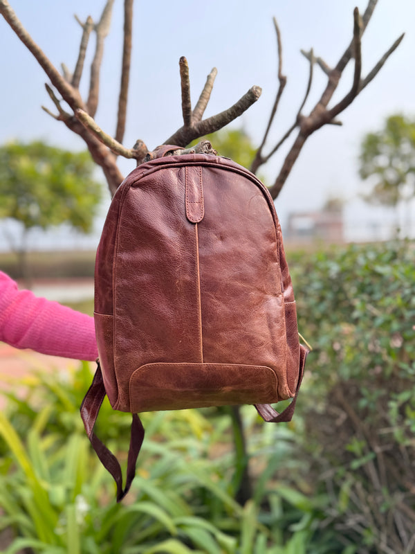 Genuine Leather Handmade Backpack Rucksack UnisexBackpack School Bags Vintage Travel Backpack
