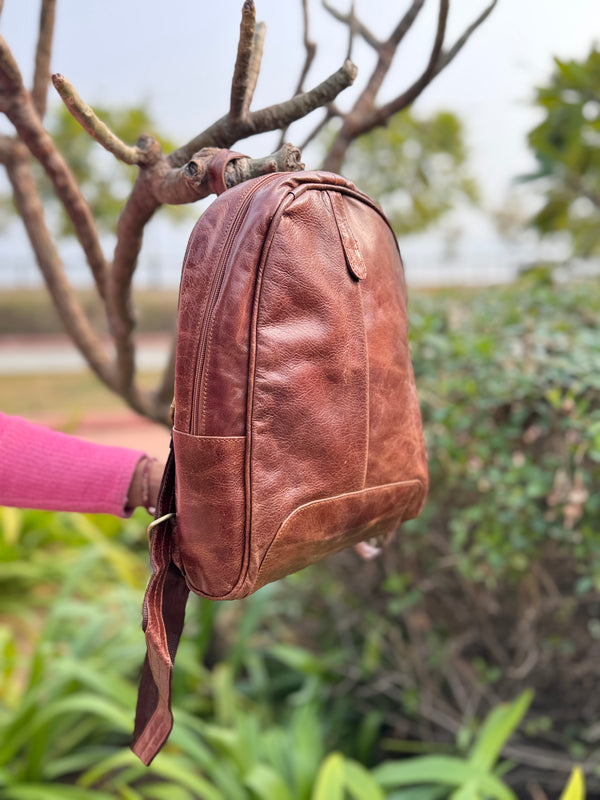 Genuine Leather Handmade Backpack Rucksack UnisexBackpack School Bags Vintage Travel Backpack