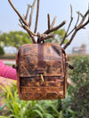 Crunch Leather Backpack StylishReal Leather Backpack Unisex School Bags