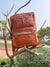 Real Crunch Leather Backpack Laptop Bag Backpack School Bag Notebooks