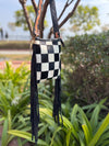 Cowhide Fur Leather Fringe Bag Hand Tooled Carving Beautiful Designer Women's Bags