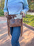Cowhide Fur Fringe Handbag Stylish Purse Genuine Leather Hot Sale Bohemian Bags