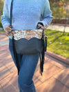 Cowhide Fur Fringe Handbag Stylish Purse Genuine Leather Hot Sale Bohemian Bags