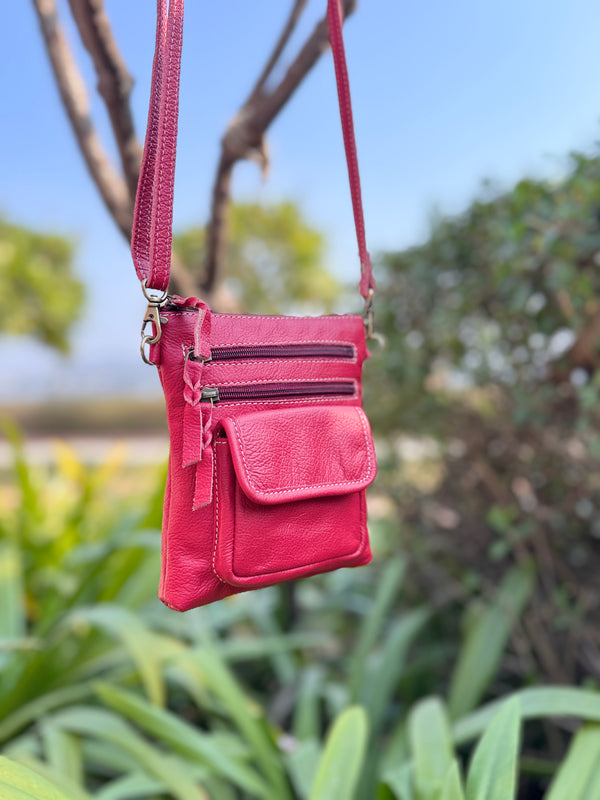 Real Leather Handmade Sling Bag Stylish Collection Cross Body Multi Uses Designer Bags For Women