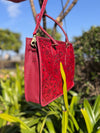 Hand Tooled Carving Leather Fringe Tote Bag High Quality Big Size Bag for Women's Use