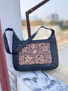 Hand Tooled Leather Sling Handbag Pattern Genuine Leather Cross Body Bag