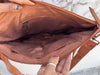 Hand Tooled Leather Fringe Handbag Hair On Hide Fur Designer Shoulder Bag