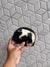 Real Cowhide Leather Coin Purse Stylish Clutch Wallet Purse Half Round Shaped