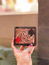 Men's Wallet Hand Tooled Leather Fashionable Brown Colour Cash Holder Gift for Him