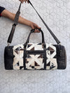 Cowhide Leather Luggage Bags Unique Designer Handmade Bag Unisex Travel Duffel Bag