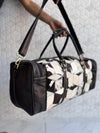 High Quality Cowhide Leather Luggage Bags Handmade Bag Unisex TravelDuffel Bag