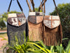 Women Cowhide Fur Handbag Sling Bag Suede Leather Shoulder Bags