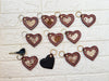 Hand Tooled Leather Key rings Handcrafted Stylish Cowhide Leather Unique Pattern Key chai