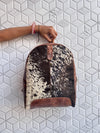 Genuine Leather Handmade Hair On Hide Leather Backpack RucksackBackpack Wholesale Bulk Product