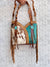 Real Cowhide Leather Tote Bag Stylish Purse Hair On Hide Shoulder Bags For Women