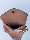 Real Leather Hand Tooled Carving Stylish Handmade Coin Purse