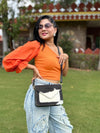 COWHIDE FUR BAG