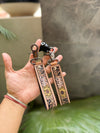 2026 New Arrival Real Genuine Leather Keychain with Creative Key Clip Hand Tooled Wristband Nylon Lining Fashionable Keyrings