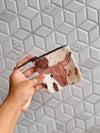 Hair on Hide Leather Coin Purse Designer Wallet Card Holders Genuine Cowhide Leather Mini Pouch