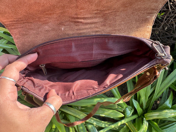 High Quality Hair on Hide Fur Leather Handbag Cross body Sling Bag Stylish Shoulder Sling Bag for Women