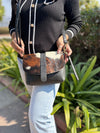 High Quality Hair on Hide Fur Leather Handbag Cross body Sling Bag Stylish Shoulder Sling Bag for Women