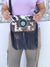 Women's Handbag Suede Leather Fringe Hair on Hide Cross Body Bag