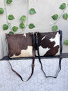 Western Cowhide Leather Handbag Stylish Hair on Hide Handmade Sling Bag