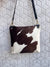 Western Cowhide Leather Handbag Stylish Hair on Hide Handmade Sling Bag