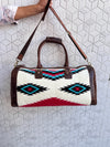 New Arrival Vintage Style Aztec Tooled Leather Duffel Bags Genuine Leather Large Travel Bags (Copy)