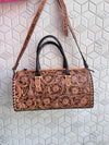 Hand Tooled Leather Luggage Bags Handmade Bag Unisex Travel Bag Big Size Handbag