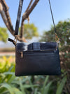 Genuine Leather Sling Bag Gypsy Boho Cowhide Fur Leather Vintage Handmade Western Style Bags