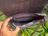 Genuine Leather Sling Bag Gypsy Boho Cowhide Fur Leather Vintage Handmade Western Style Bags