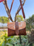 Genuine Leather Sling Bag Gypsy Boho Cowhide Fur Leather Vintage Handmade Western Style Bags